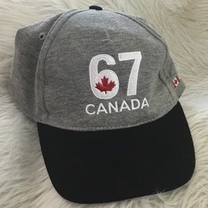 Canada 67 gray snap back hat